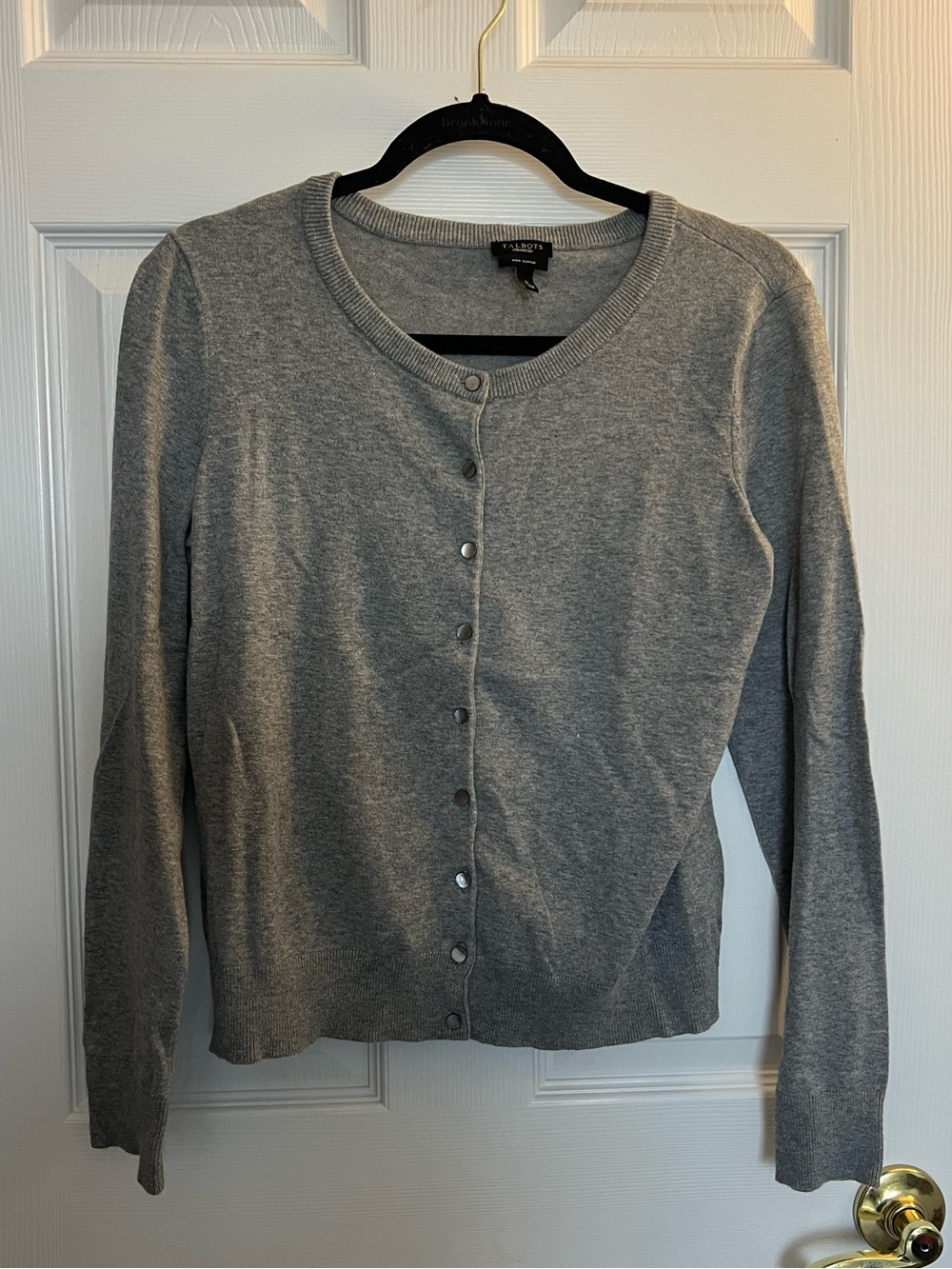 Talbots Grey Cardigan
